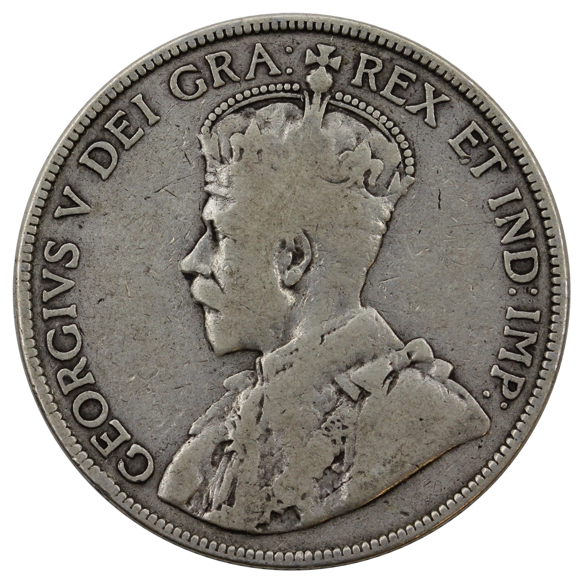 1913 Canada 50-cents Very Good (VG8)
