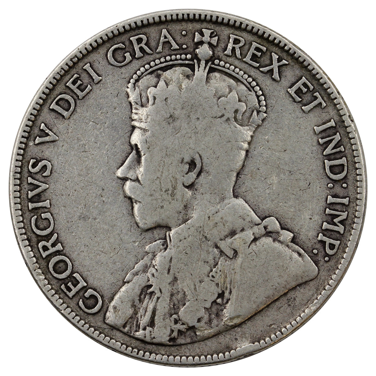 1917 Canada 50-cents Very Good (VG8)