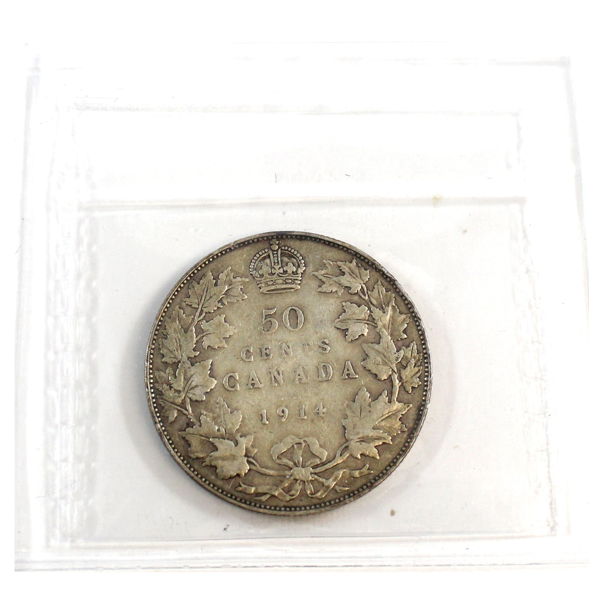 1914 Canada 50-cents ICCS Certified F12