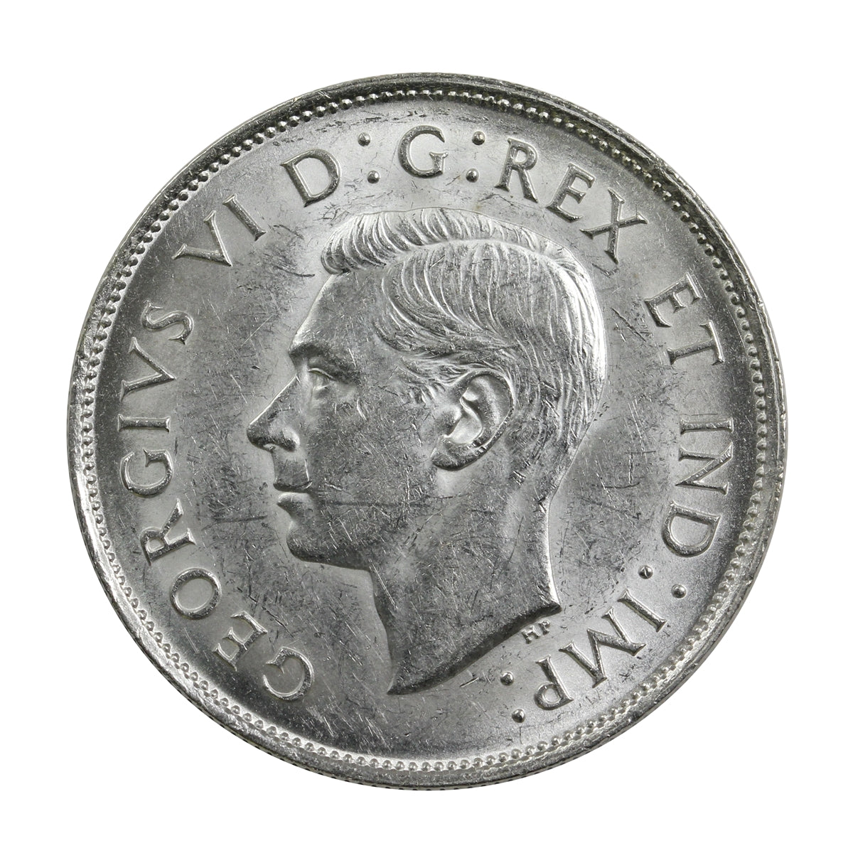 1938 Canada 50-cents AU-UNC (AU55) $