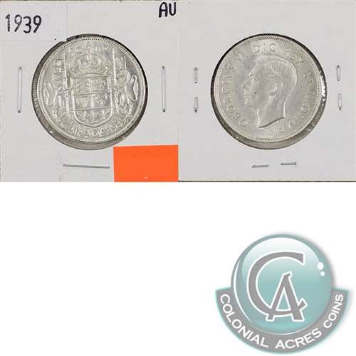 1939 Canada 50-cents Almost Uncirculated