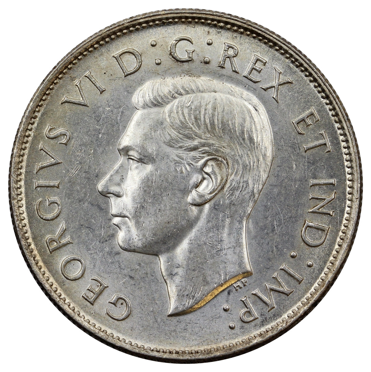 1943 Canada 50-cents AU-UNC (AU55)