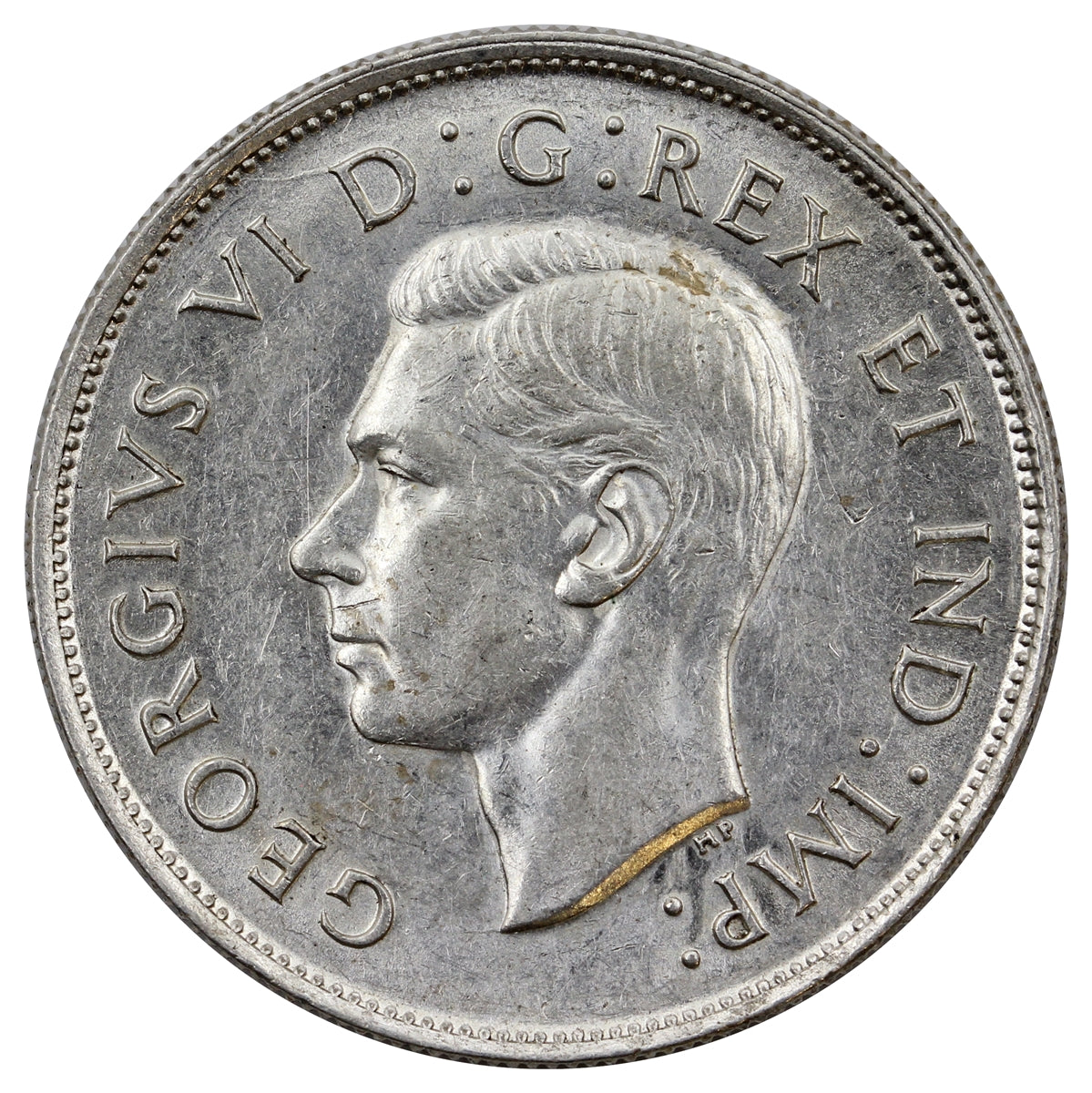 1943 Canada 50-cents EF-AU (EF45)