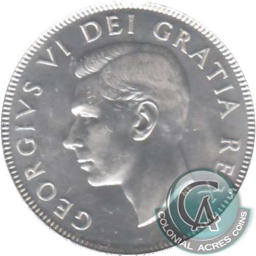 1945 Canada 50-cents Brilliant Uncirculated (MS63) $