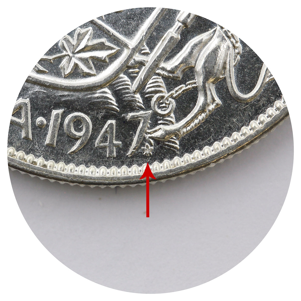 1947 Maple Leaf Canada 50-cents EF-AU (EF45) $