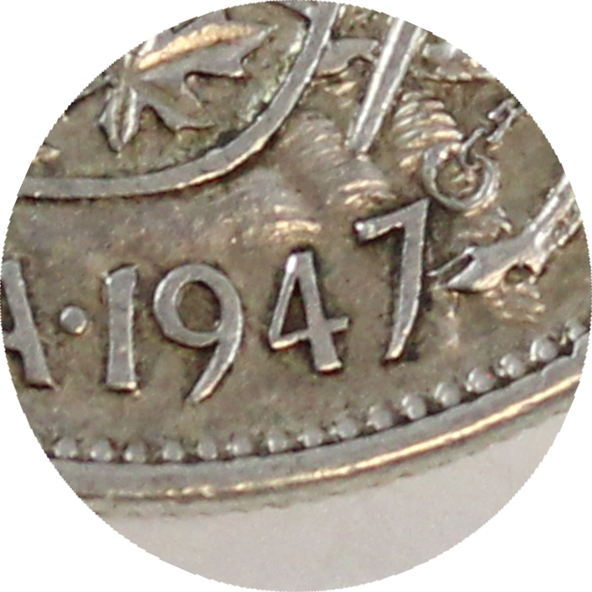 1947 Straight 7 Canada 50-cents VF-EF (VF30)