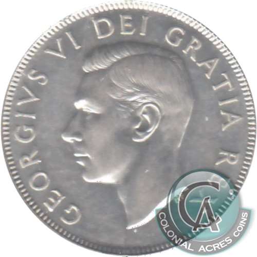 1949 Canada 50-cents Almost Uncirculated (AU50)