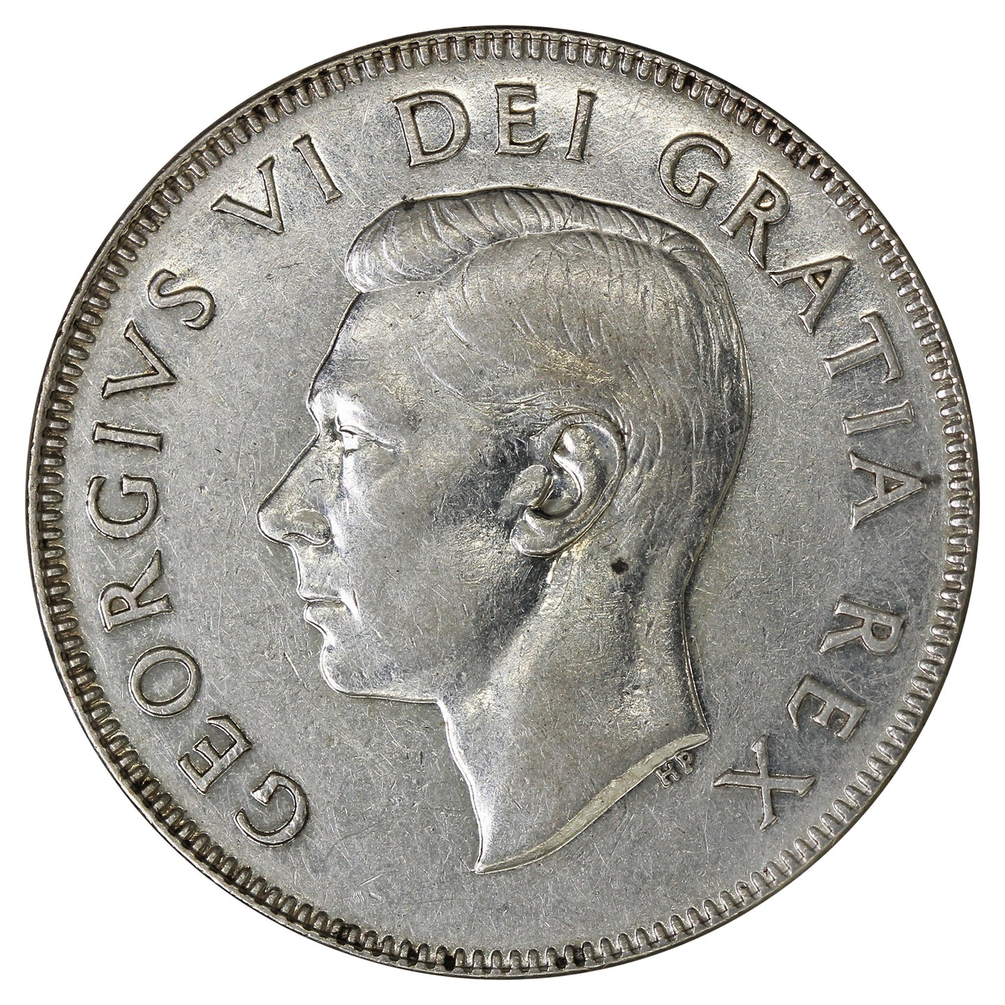 1949 Hoof Over 9 Canada 50-cents Very Fine (VF-20) $