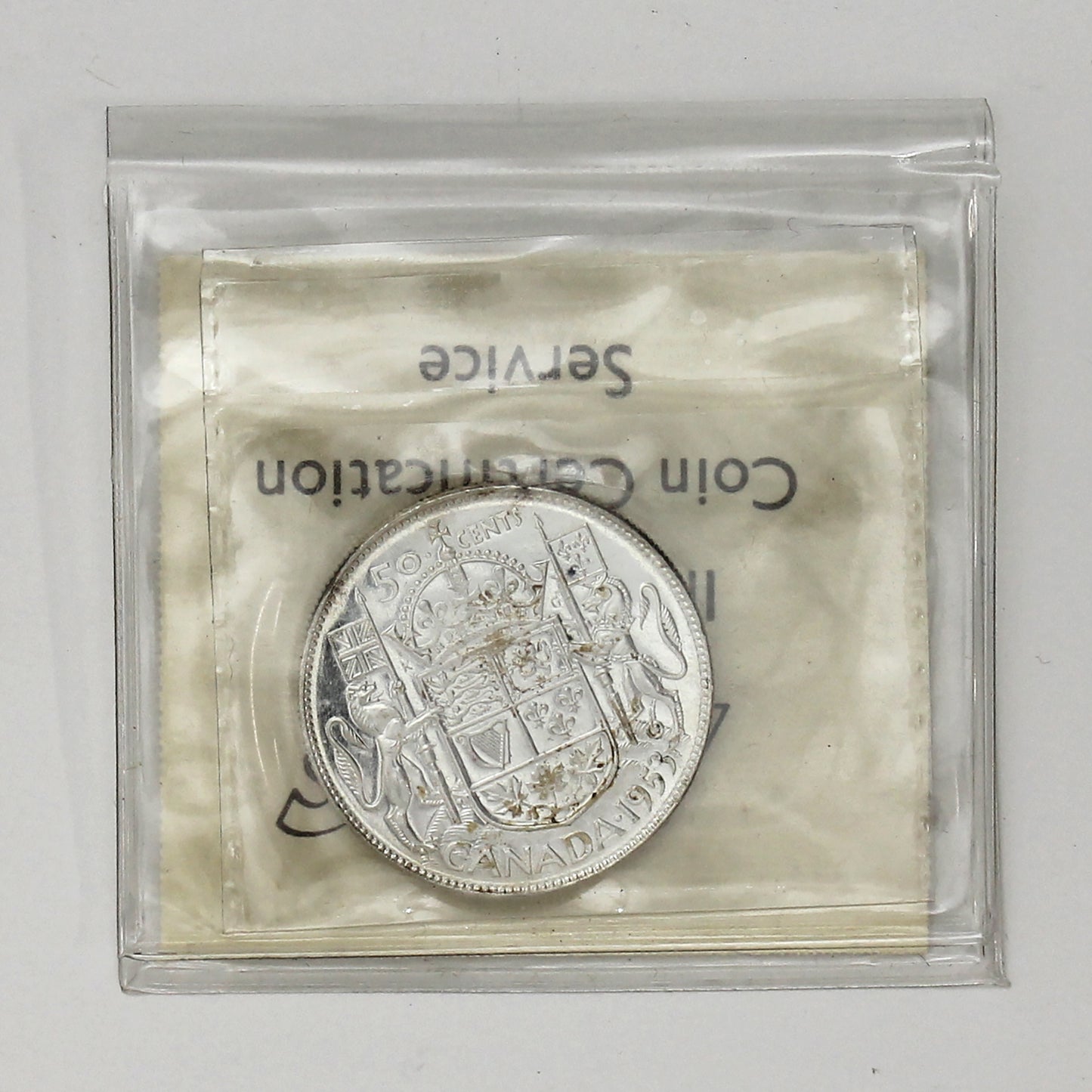 1953 Small Date Canada 50-cents ICCS Certified MS64