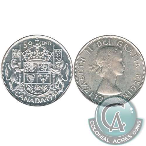 1954 Canada 50-cents UNC+ (MS62)