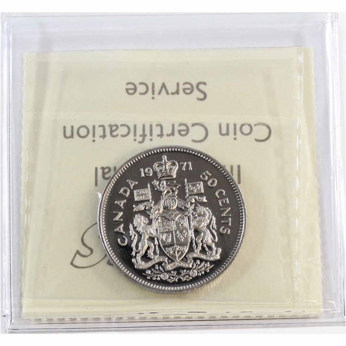 1971 Canada 50-cents ICCS Certified SP67 Heavy Cameo