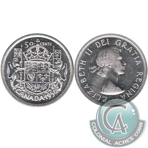 1956 Canada 50-cents Brilliant Uncirculated (MS63)