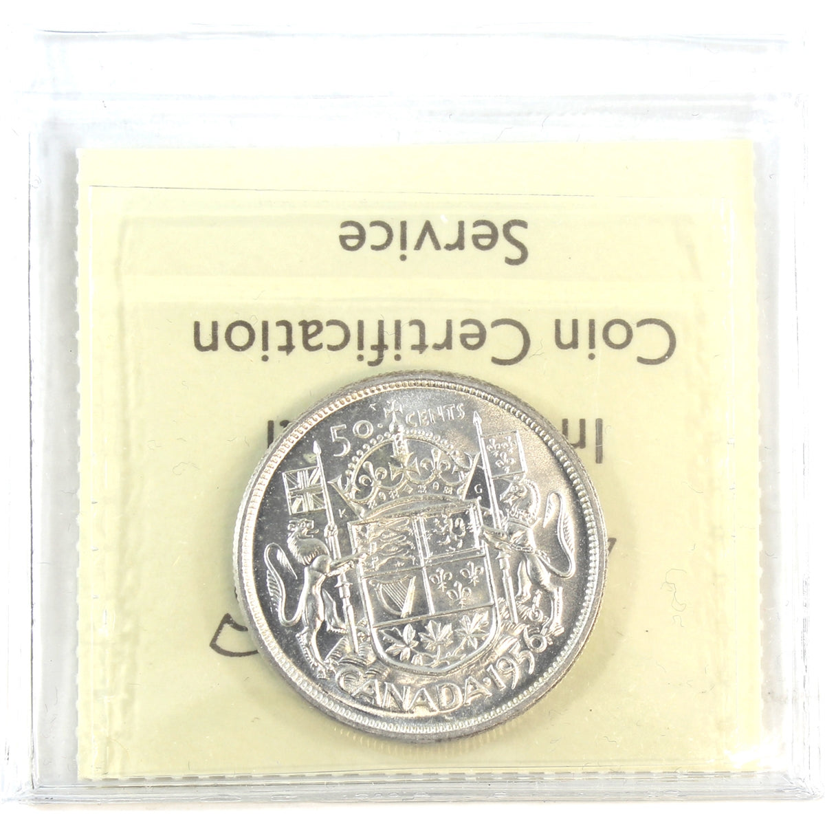 1956 Canada 50-cents ICCS Certified MS63