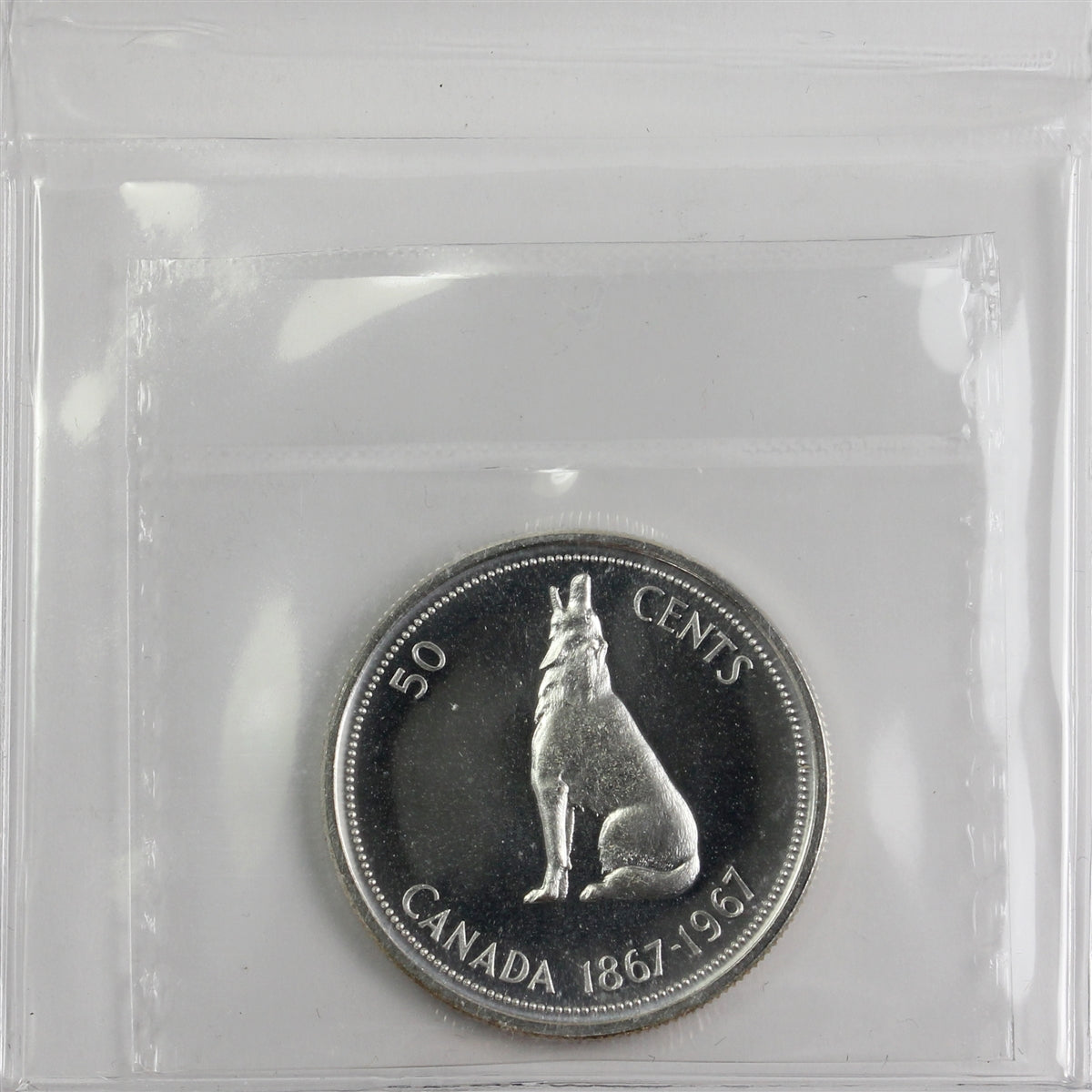 1967 Canada 50-cents ICCS Certified PL66 Heavy Cameo