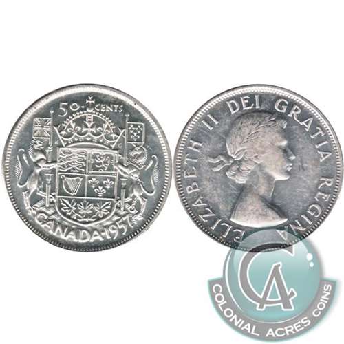 1957 Canada 50-cents Extra Fine (EF40)