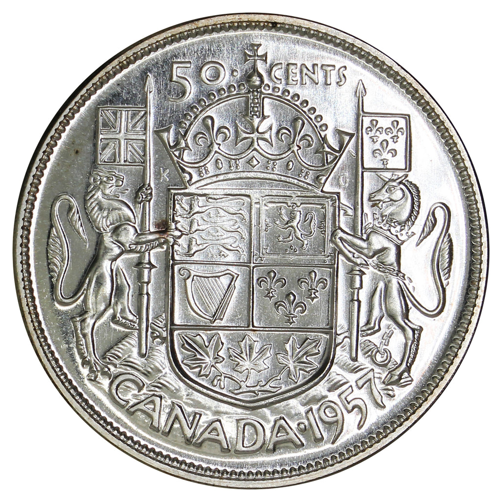 1957 Canada 50-cents Proof Like