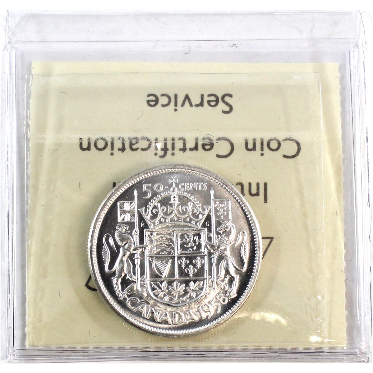 1958 Canada 50-cents ICCS Certified MS64