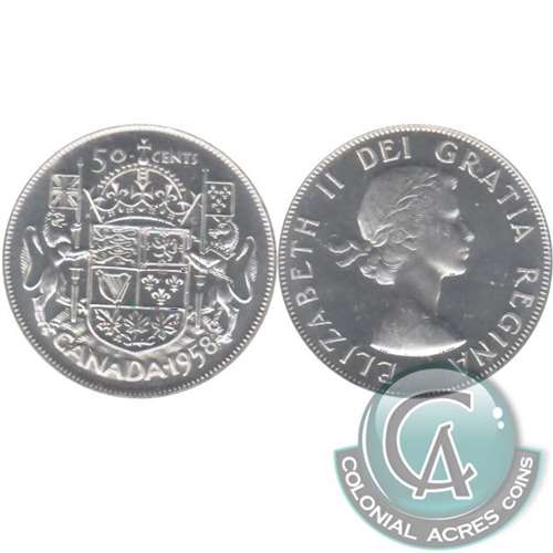 1958 Canada 50-cents Proof Like