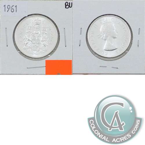 1961 Canada 50-cents Brilliant Uncirculated (MS63)