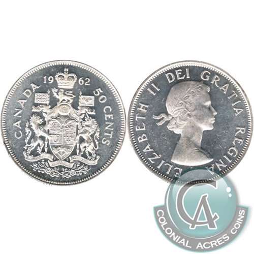 1962 Canada 50-cents AU-UNC (AU55)
