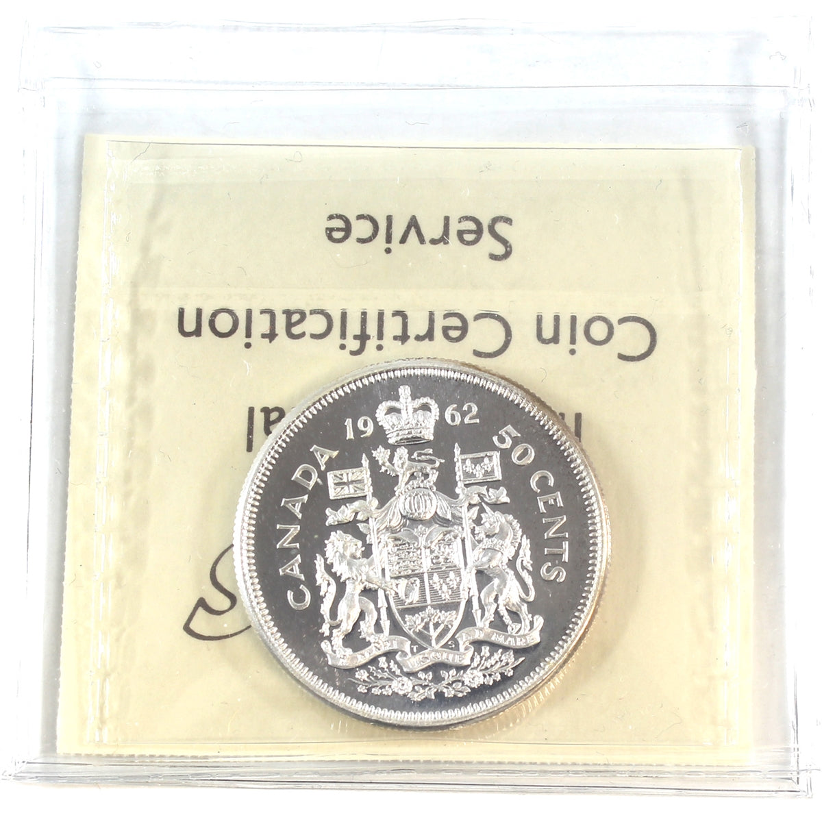 1962 Canada 50-cents ICCS Certified PL66 Cameo