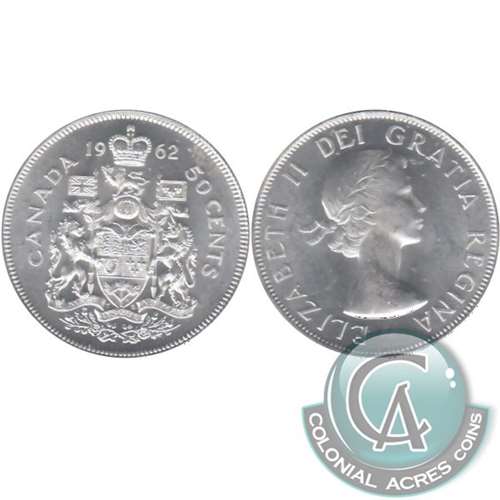 1962 Canada 50-cents UNC+ (MS62)