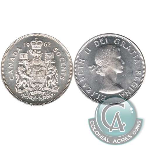 1962 Canada 50-cents Uncirculated (MS60)