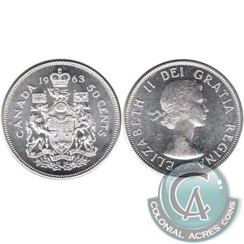 1963 Canada 50-cents Uncirculated (MS60)