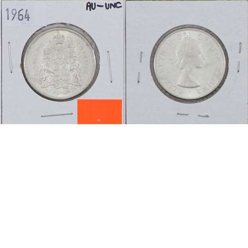 1964 Canada 50-cents AU-UNC (AU55)