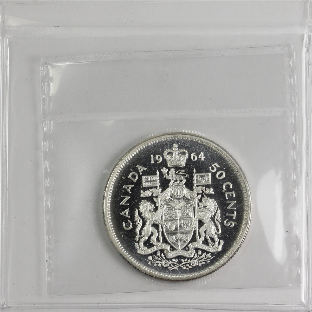 1964 Canada 50-cents ICCS Certified PL65 Cameo