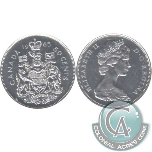 1965 Canada 50-cents Brilliant Uncirculated (MS63)