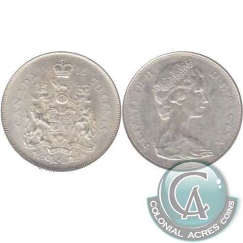 1965 Canada 50-cents Circulated