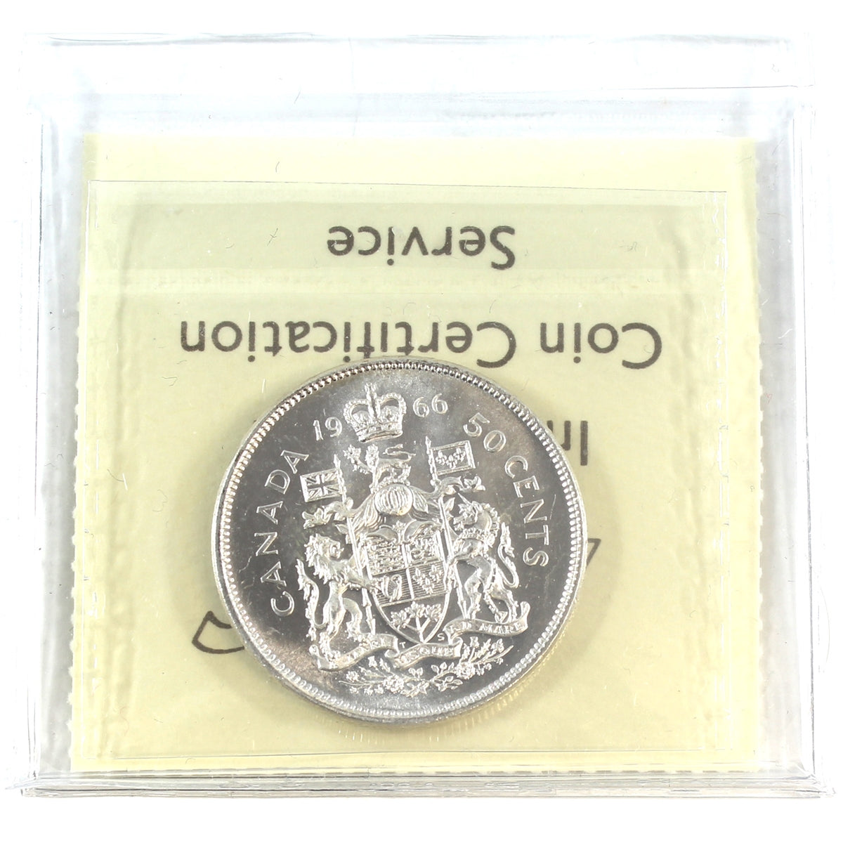 1966 Canada 50-cents ICCS Certified MS64