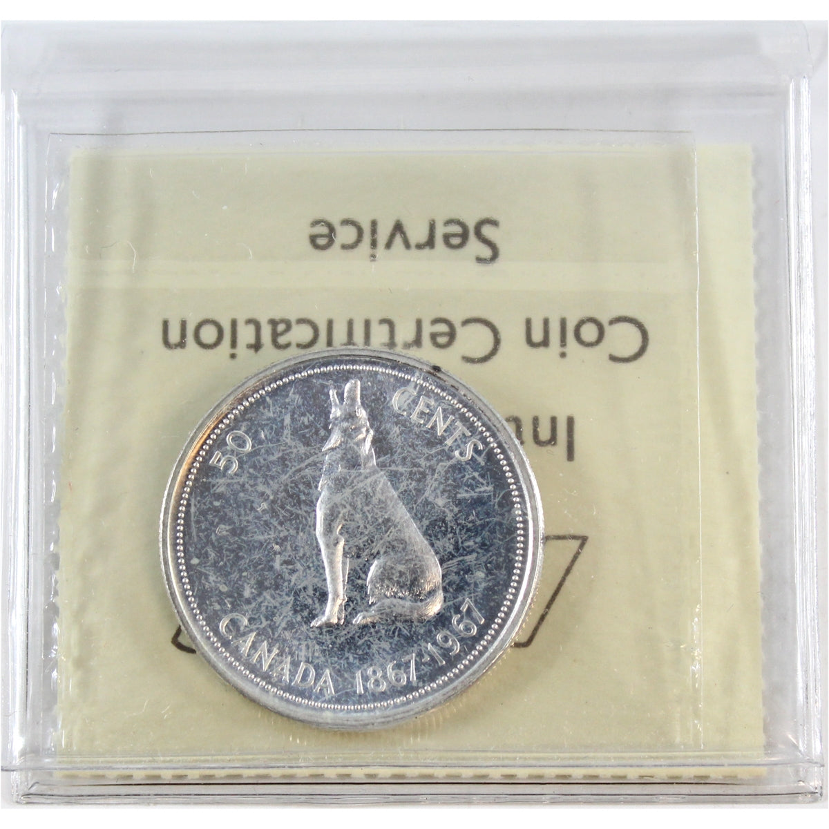 1967 Canada 50-cents ICCS Certified SP66 Heavy Cameo