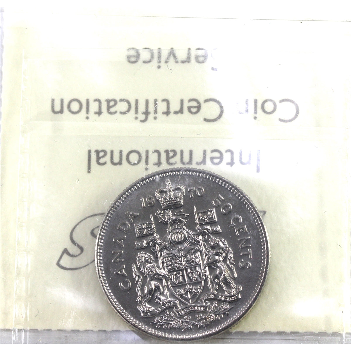 1970 Canada 50-cents ICCS Certified MS65