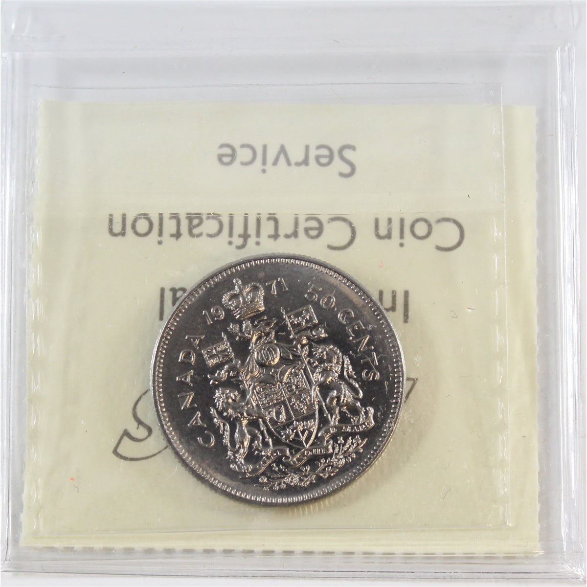 1971 Canada 50-cents ICCS Certified MS65