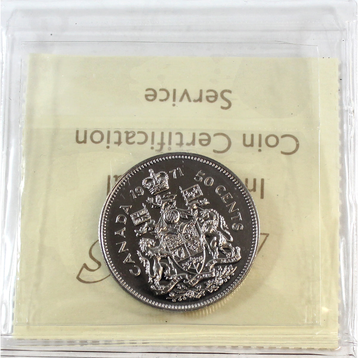 1971 Canada 50-cents ICCS Certified PL66 Heavy Cameo