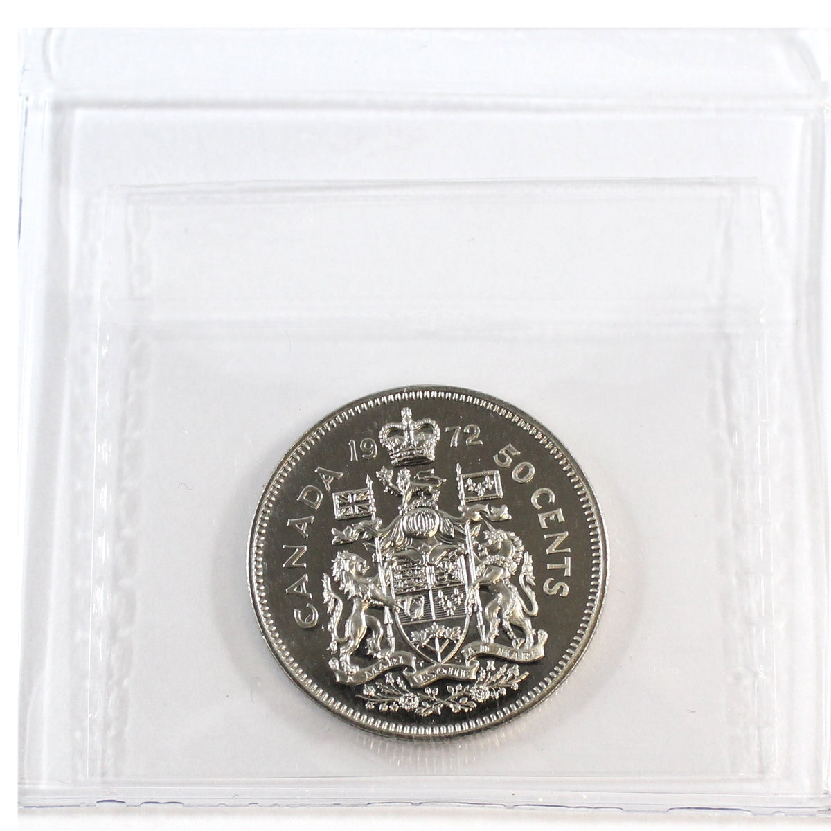 1972 Canada 50-cents ICCS Certified PL66 Cameo