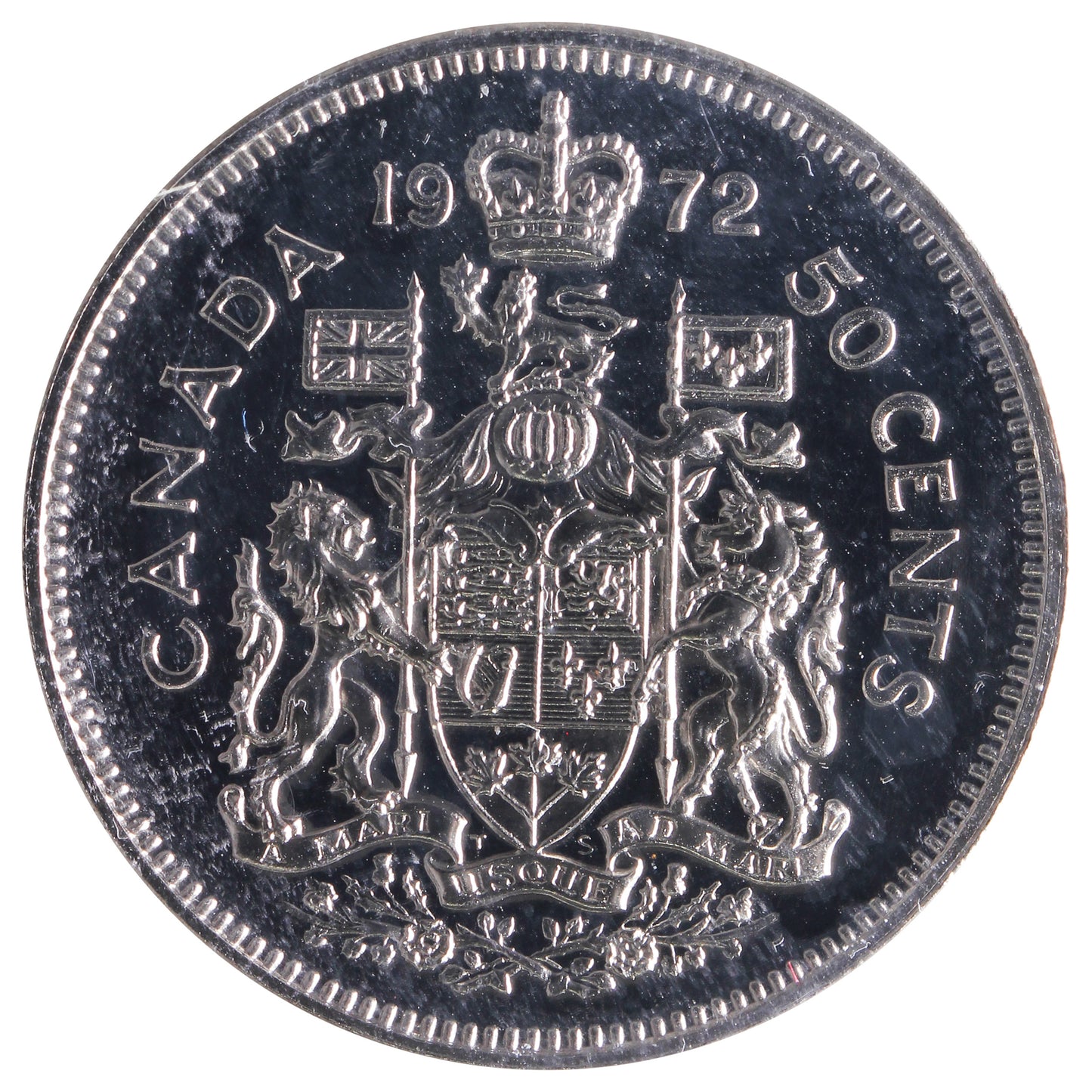 1972 Canada 50-cents ICCS Certified SP66 Heavy Cameo