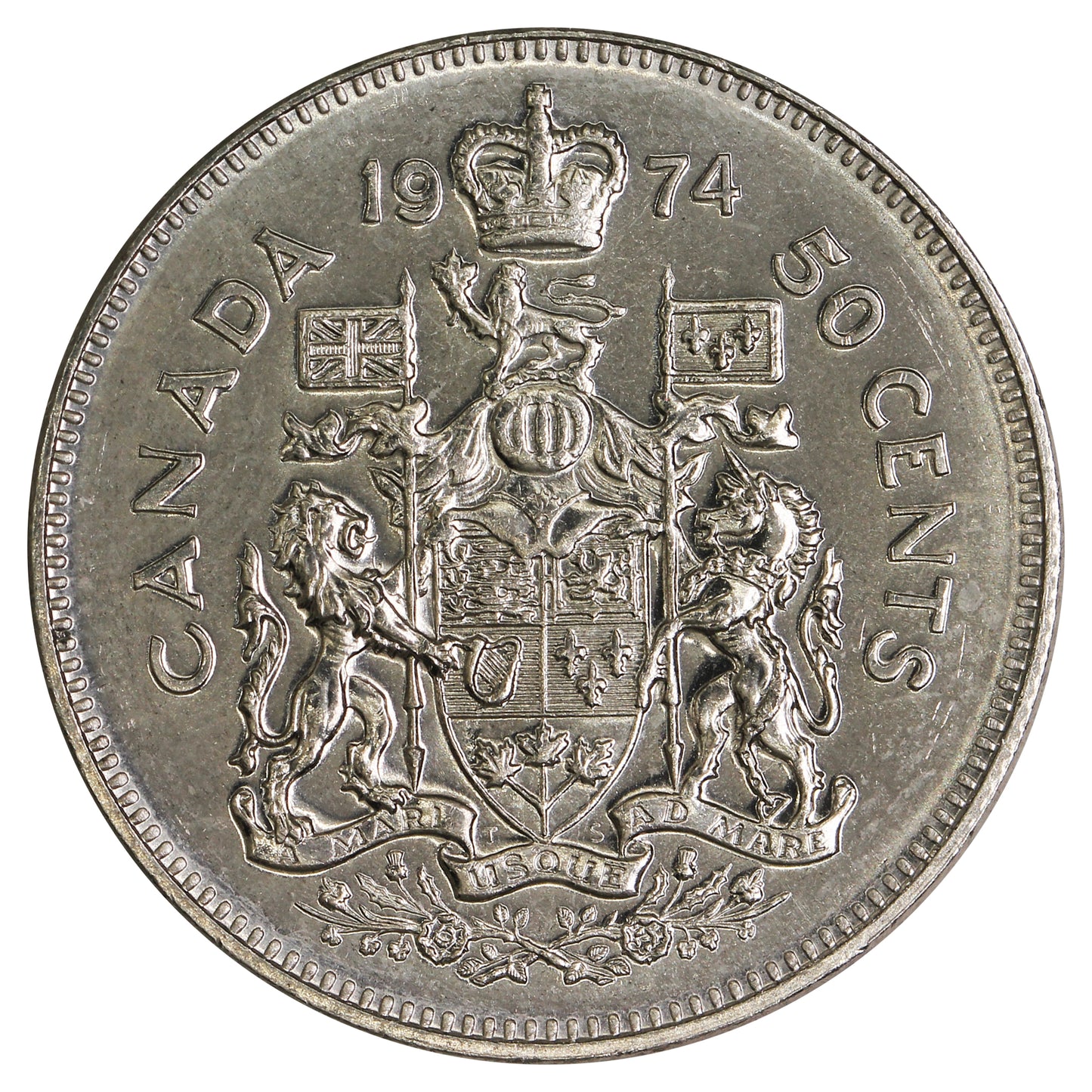 1974 Canada 50-cents Brilliant Uncirculated (MS63)