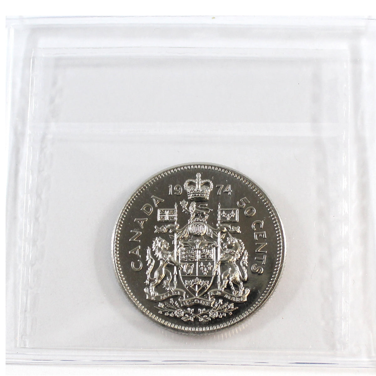 1974 Canada 50-cents ICCS Certified PL66 Cameo