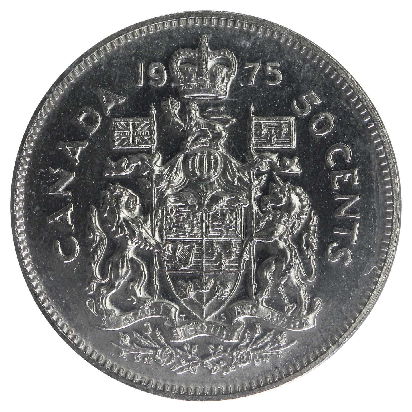 1975 Canada 50-cents ICCS Certified MS65