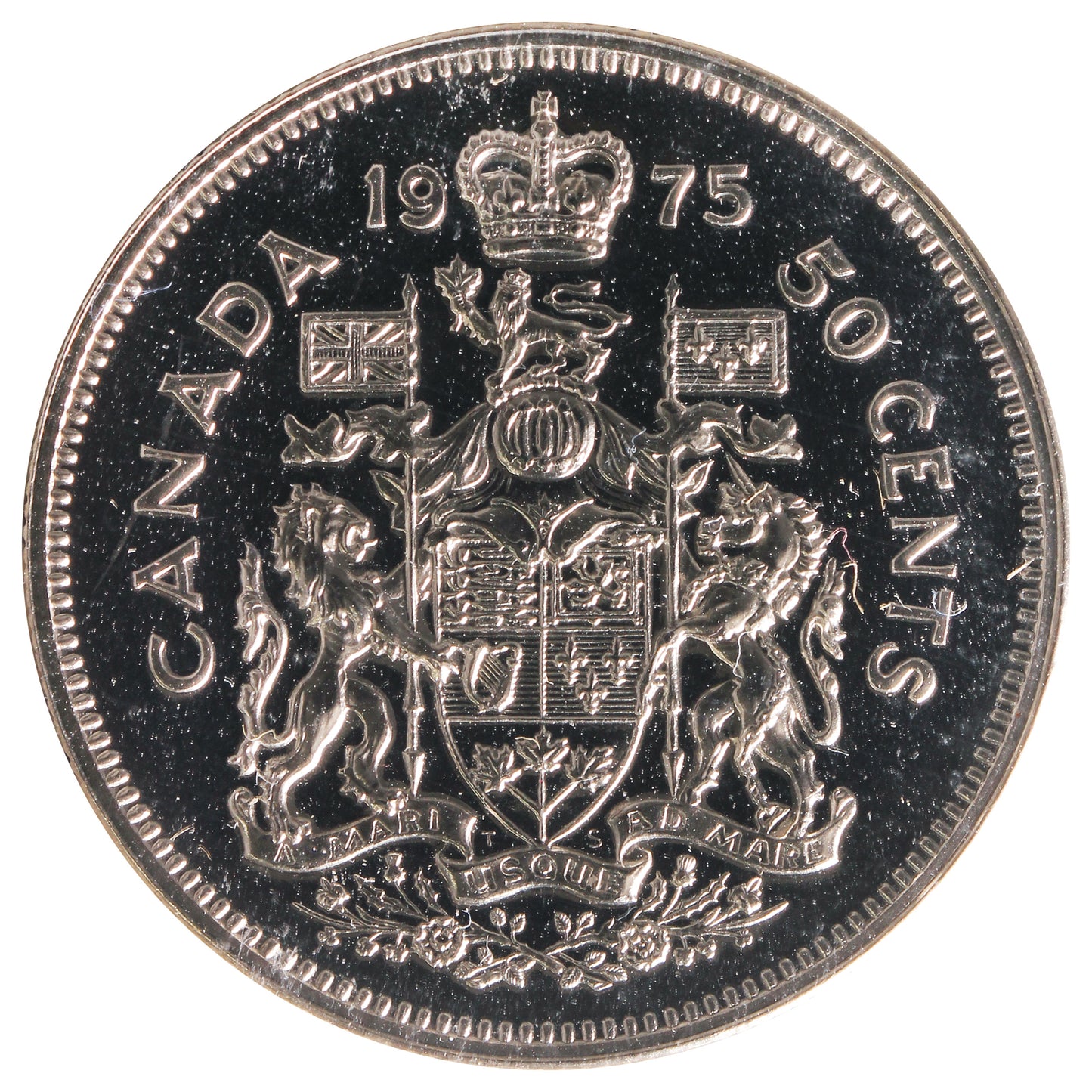 1975 Canada 50-cents ICCS Certified SP66 Heavy Cameo