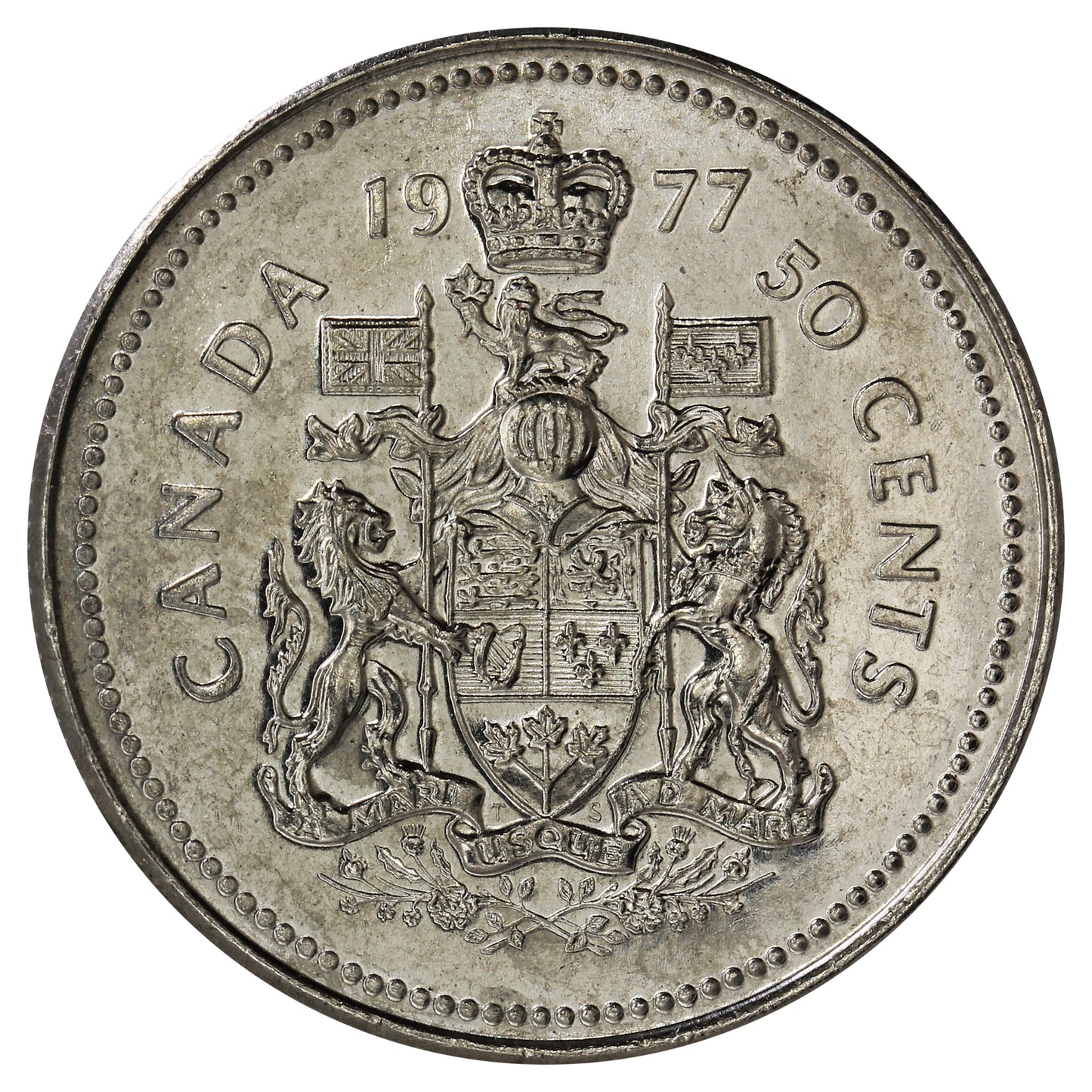 1977 Canada 50-cents UNC+ (MS62)
