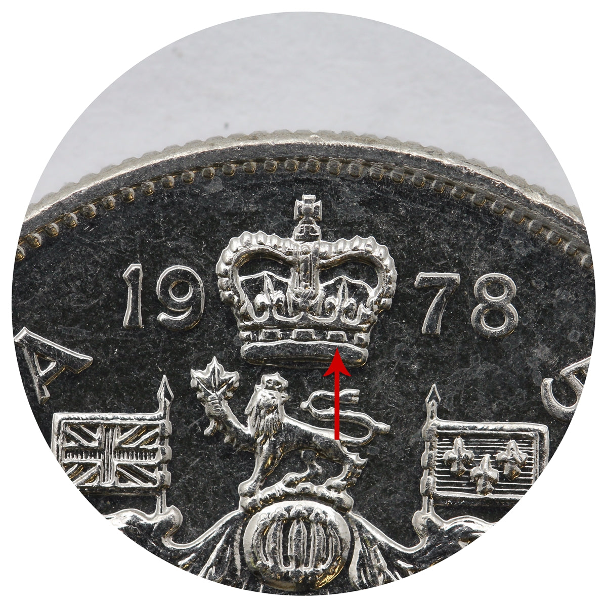 1978 Square Jewels Canada 50-cents Brilliant Uncirculated (MS63)