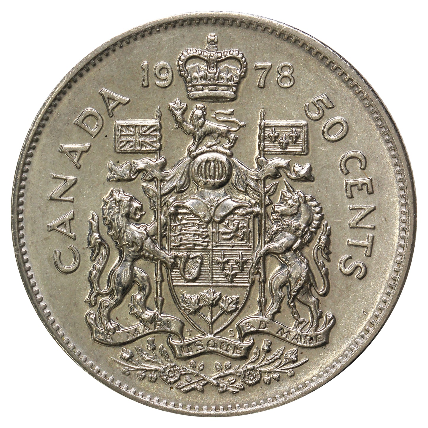 1978 Square Jewels Canada 50-cents Circulated