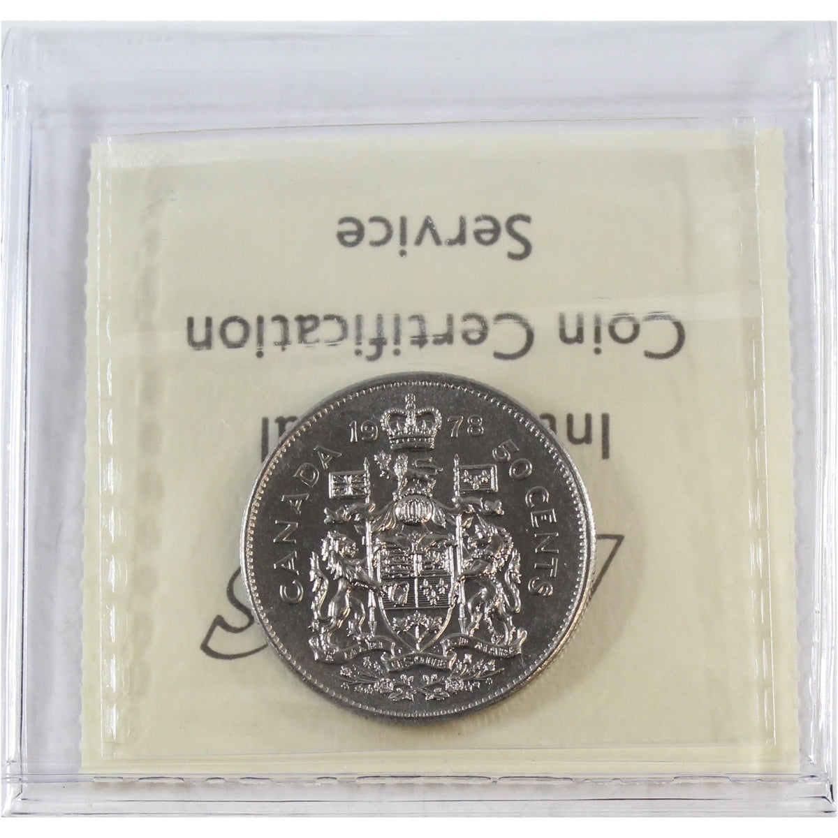 1978 Square Jewels Canada 50-cents ICCS Certified MS65