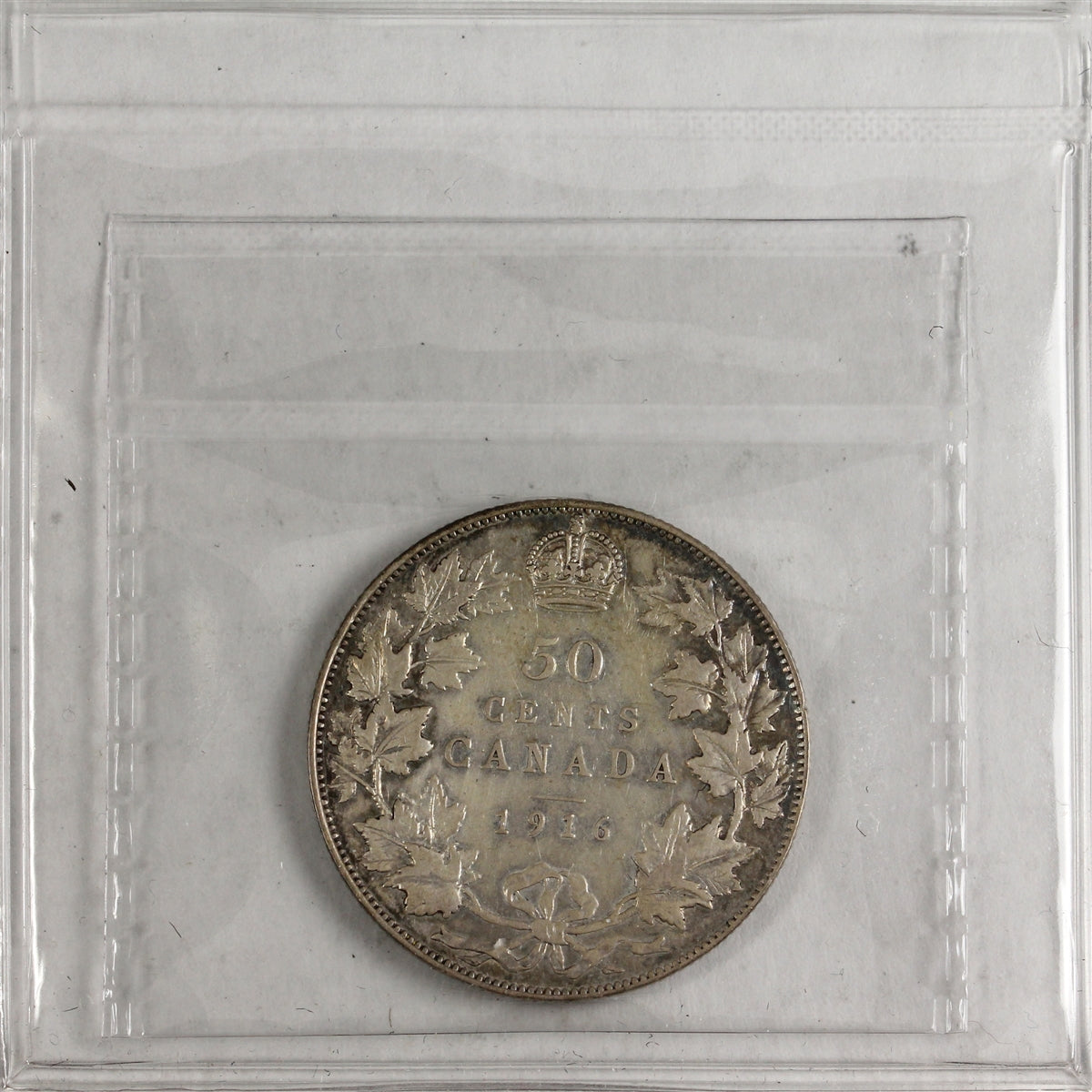 1916 Canada 50-cents ICCS Certified F15