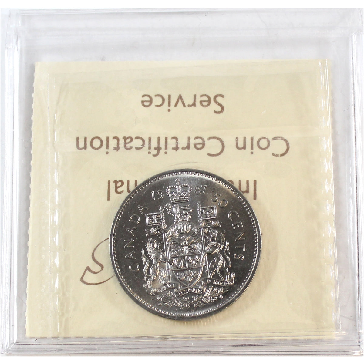 1987 Canada 50-cents ICCS Certified MS65