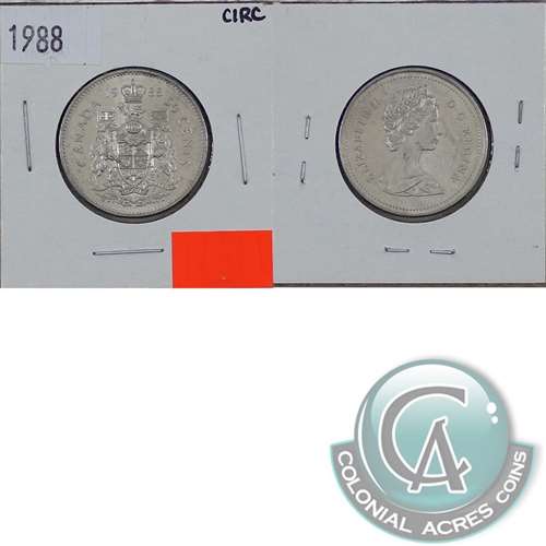 1988 Canada 50-cents Circulated